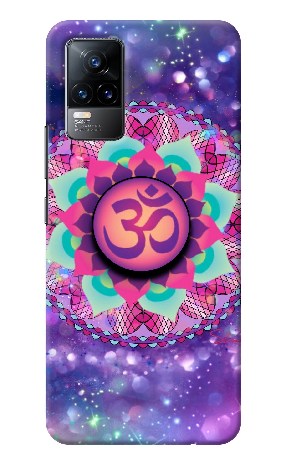 Om Purple Vivo Y73/V21E 4G Pop Case