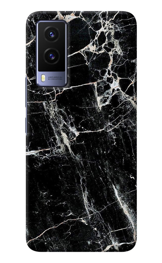 Black Marble Texture Vivo V21E 5G Back Cover
