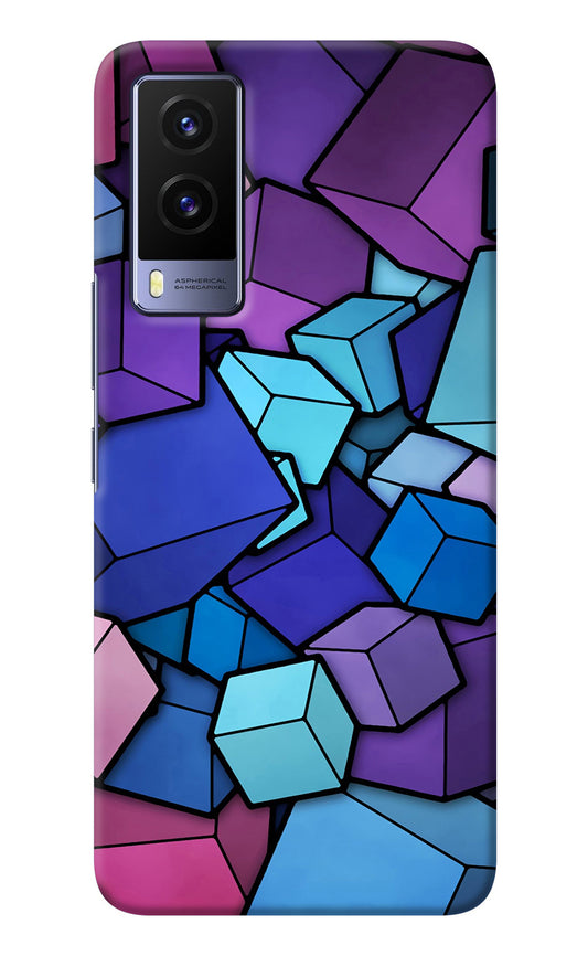Cubic Abstract Vivo V21E 5G Back Cover