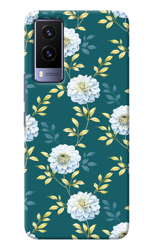 Flowers Vivo V21E 5G Back Cover