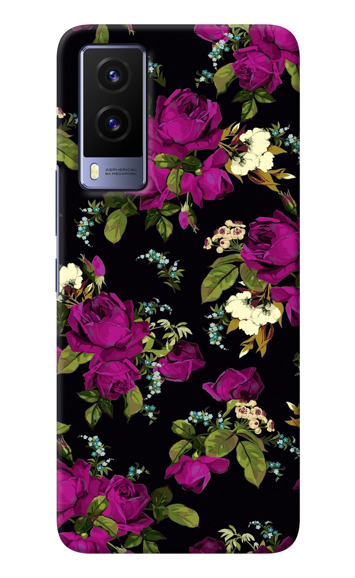 Flowers Vivo V21E 5G Back Cover