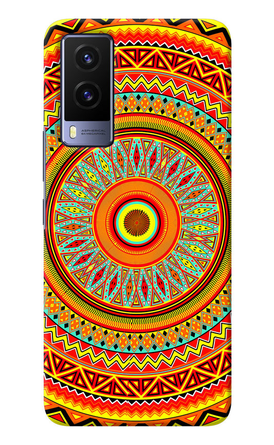 Mandala Pattern Vivo V21E 5G Back Cover