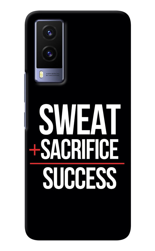 Sweat Sacrifice Success Vivo V21E 5G Back Cover