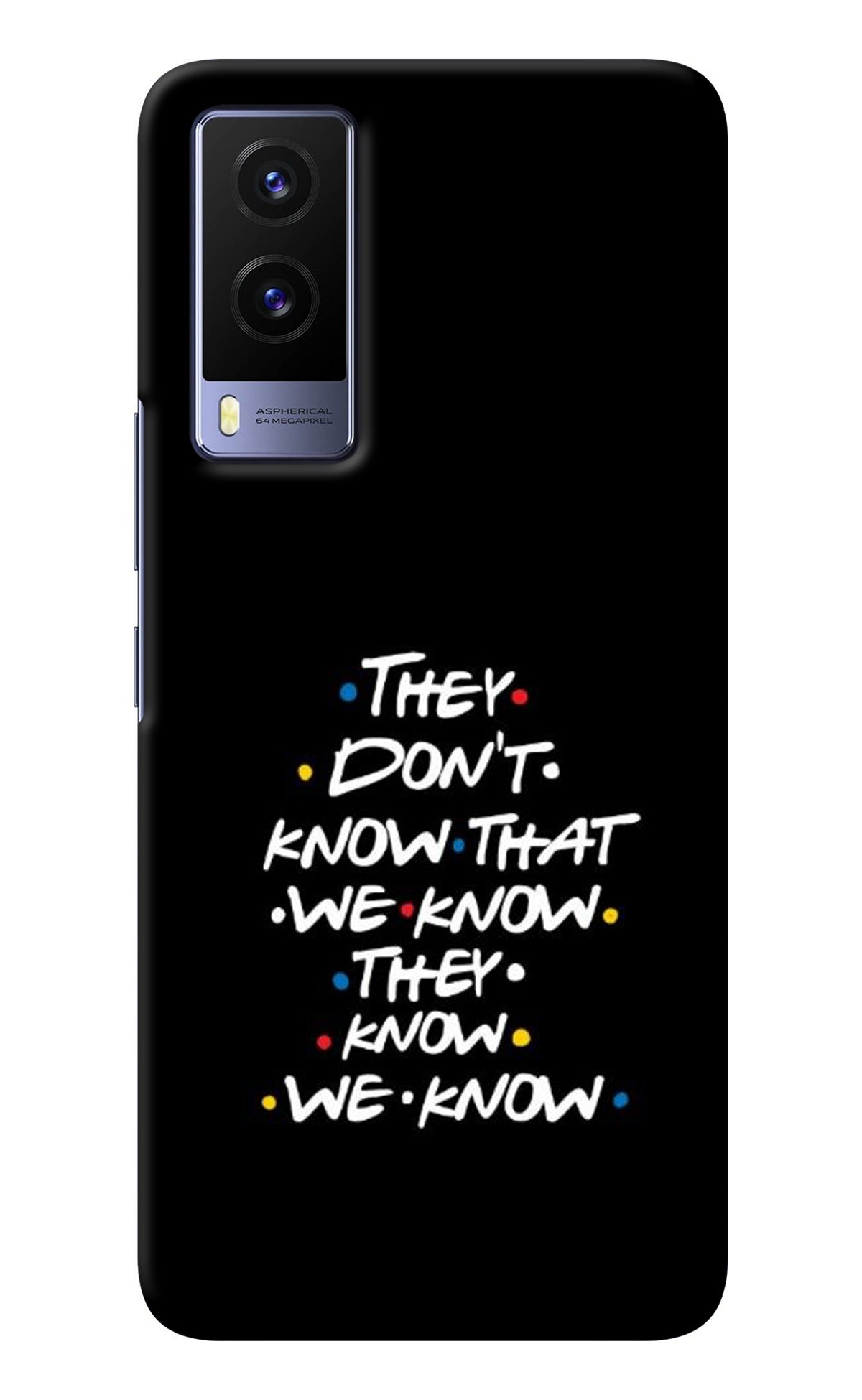 FRIENDS Dialogue Vivo V21E 5G Back Cover