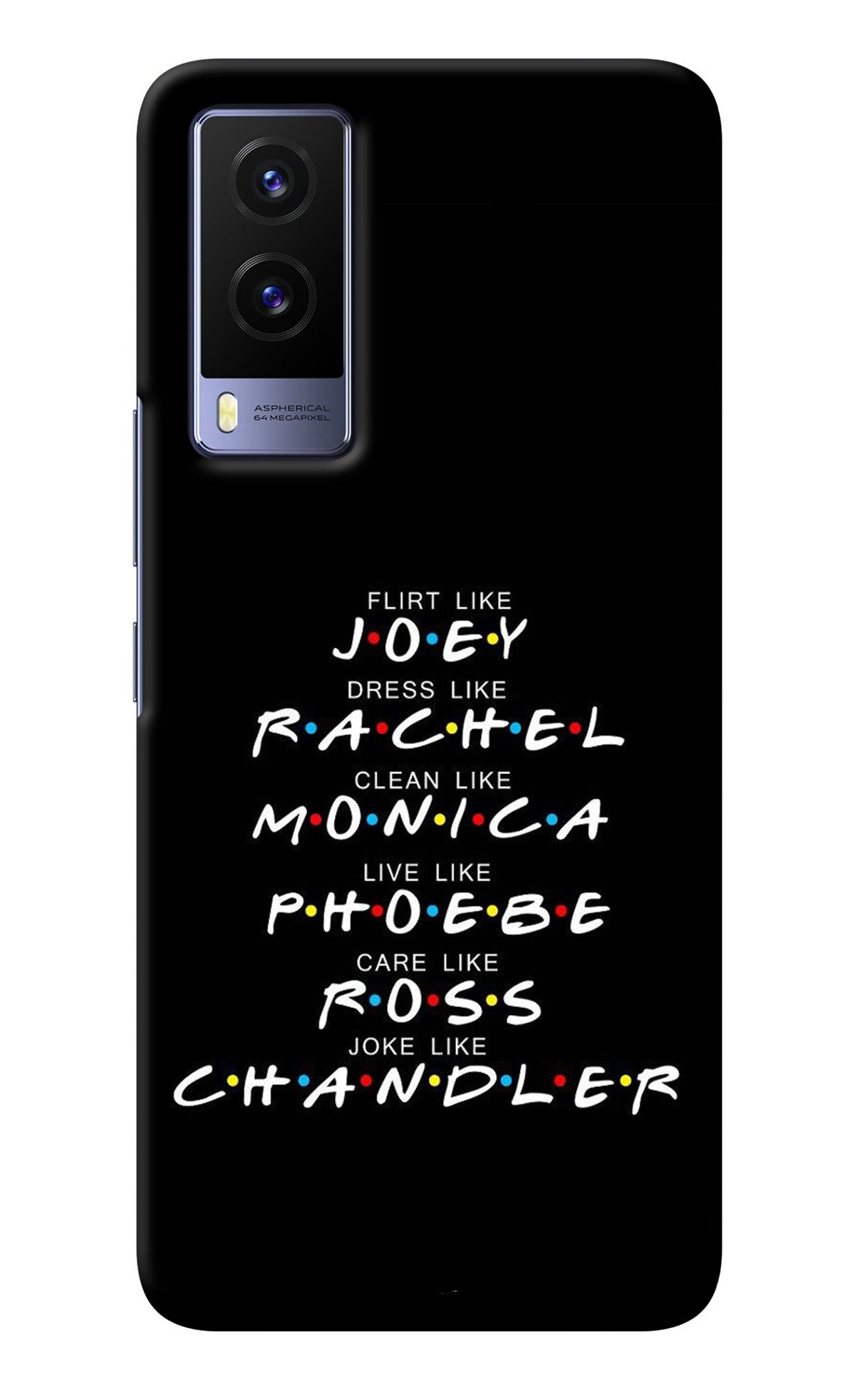 FRIENDS Character Vivo V21E 5G Back Cover