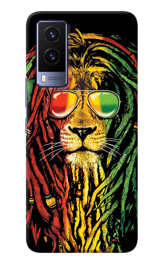 Rasta Lion Vivo V21E 5G Back Cover
