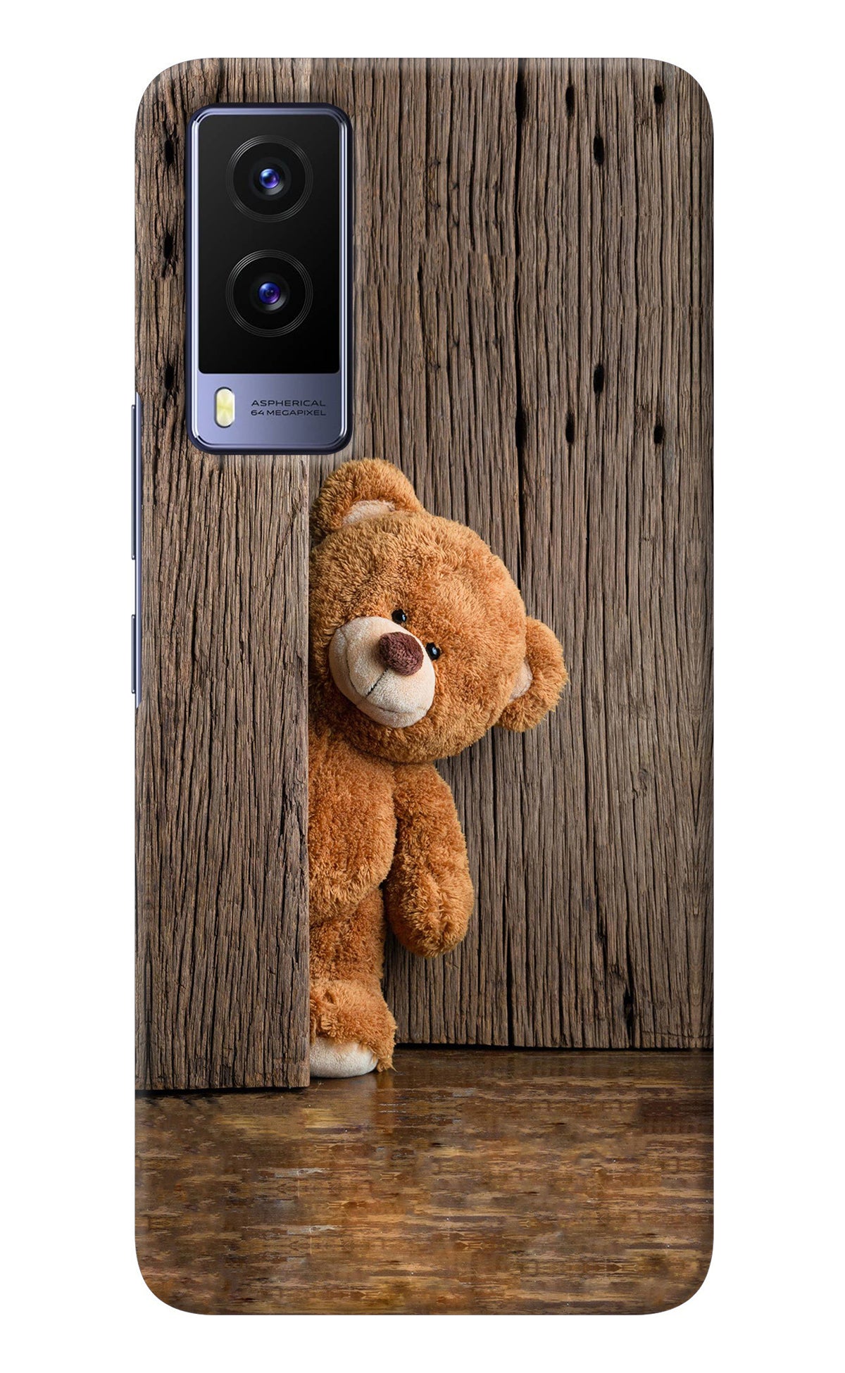 Teddy Wooden Vivo V21E 5G Back Cover