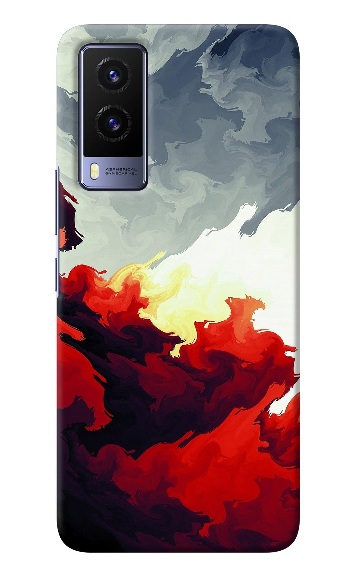 Fire Cloud Vivo V21E 5G Back Cover