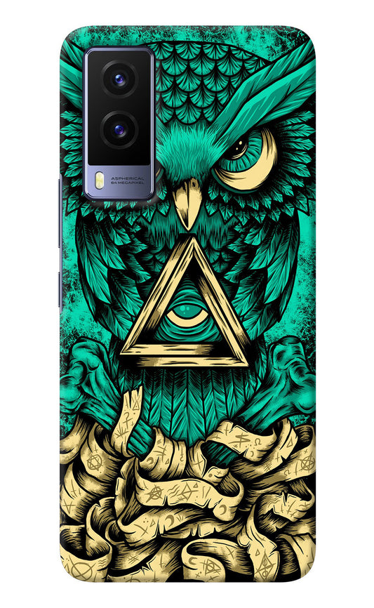 Green Owl Vivo V21E 5G Back Cover