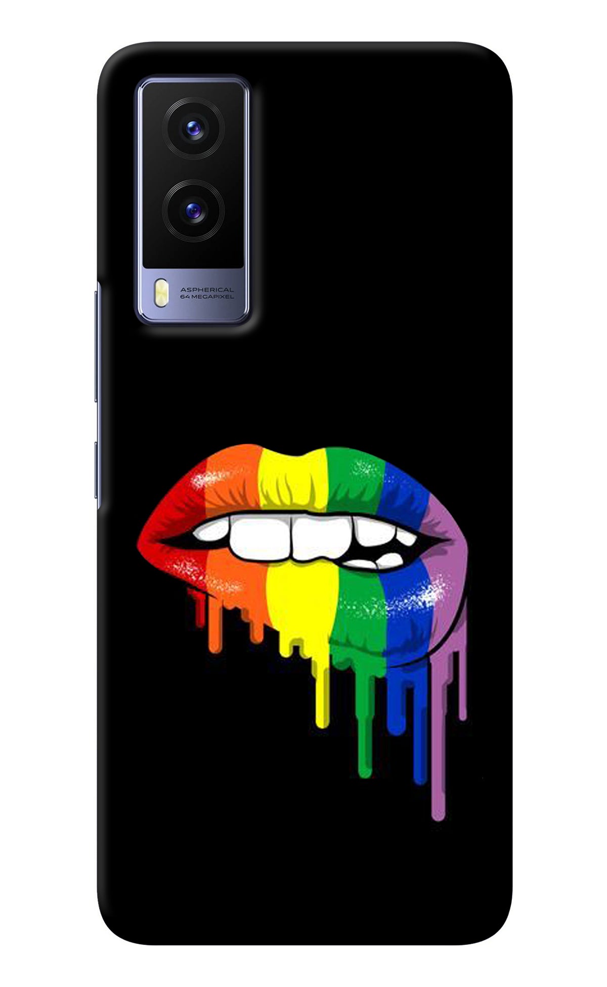 Lips Biting Vivo V21E 5G Back Cover