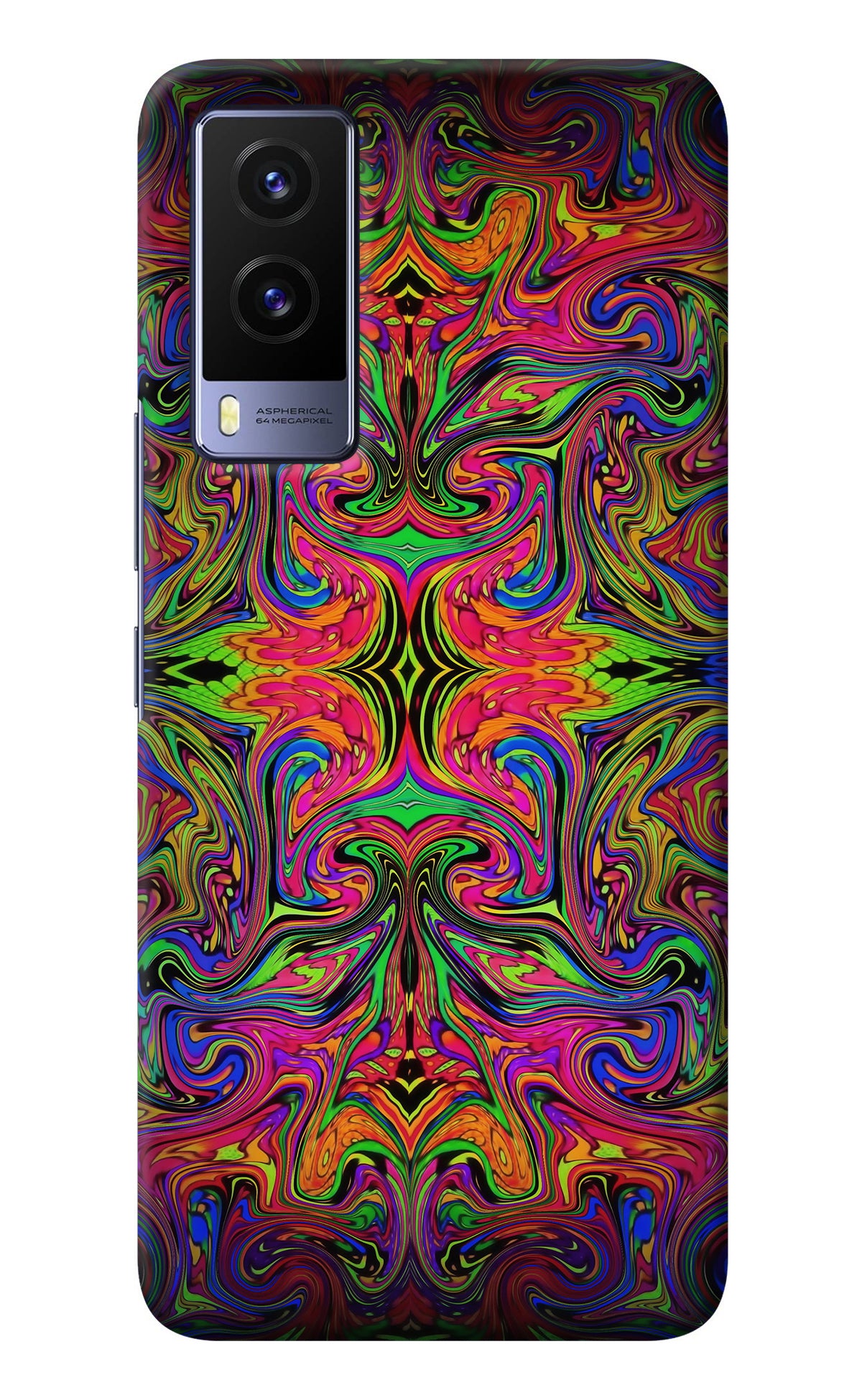 Psychedelic Art Vivo V21E 5G Back Cover