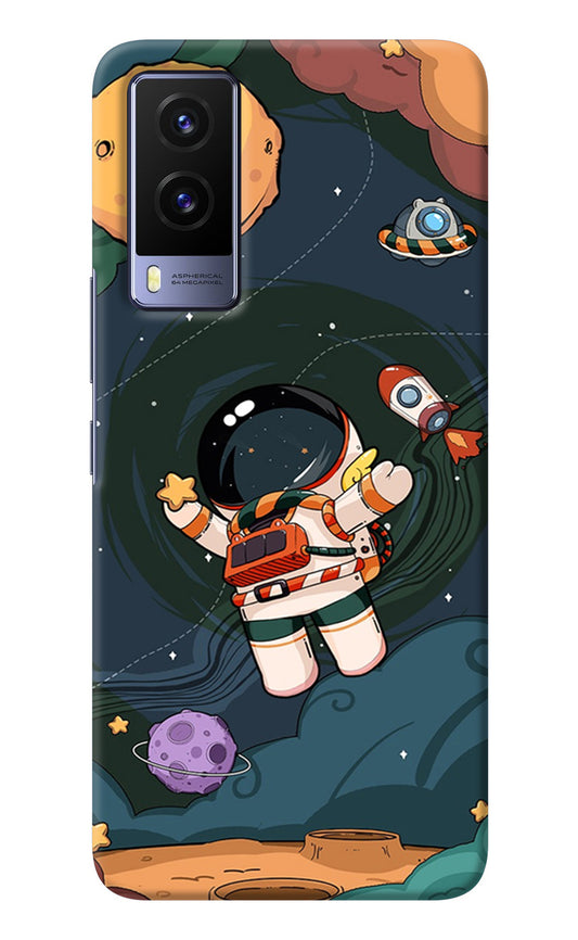 Cartoon Astronaut Vivo V21E 5G Back Cover