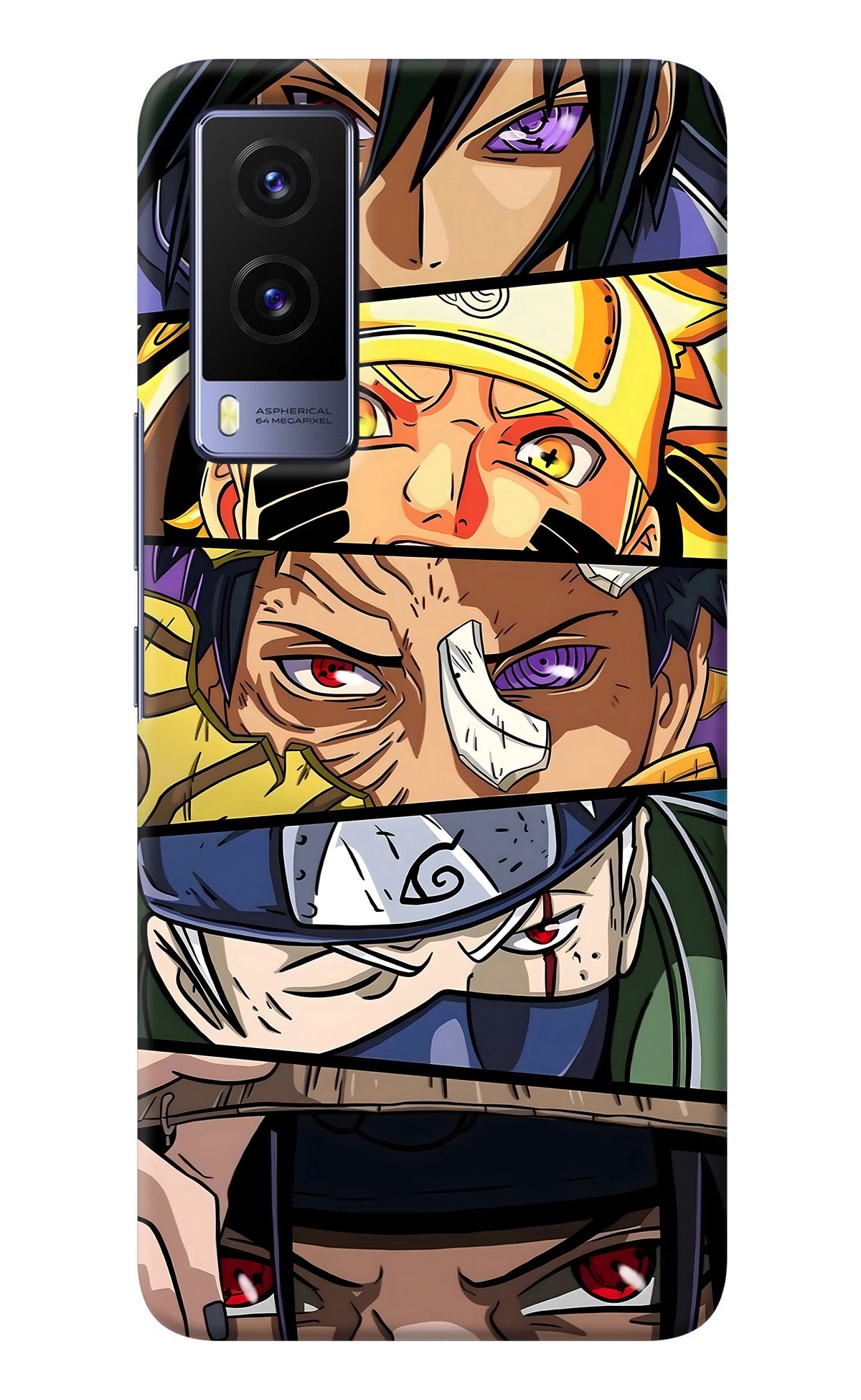 Naruto Character Vivo V21E 5G Back Cover