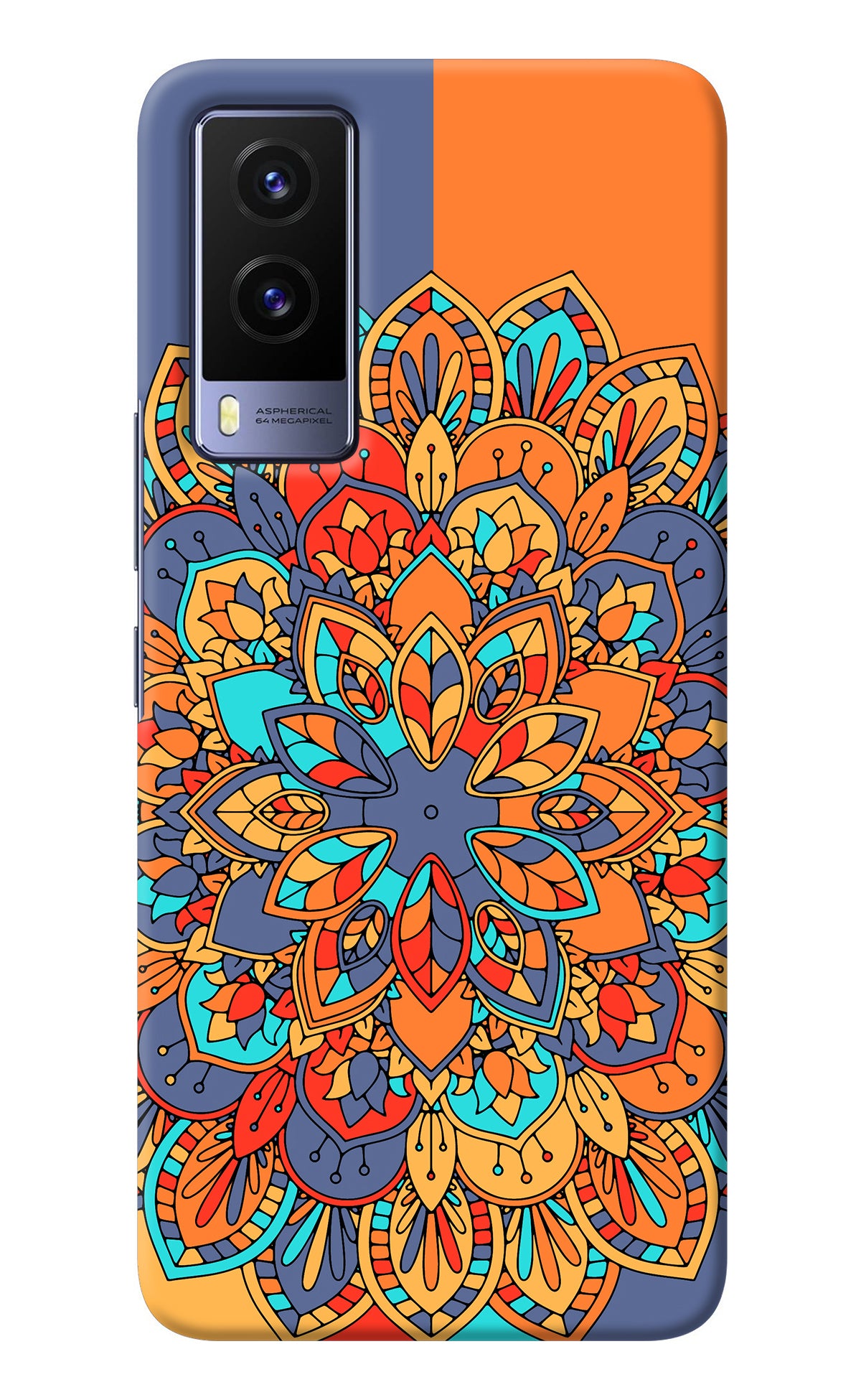 Color Mandala Vivo V21E 5G Back Cover