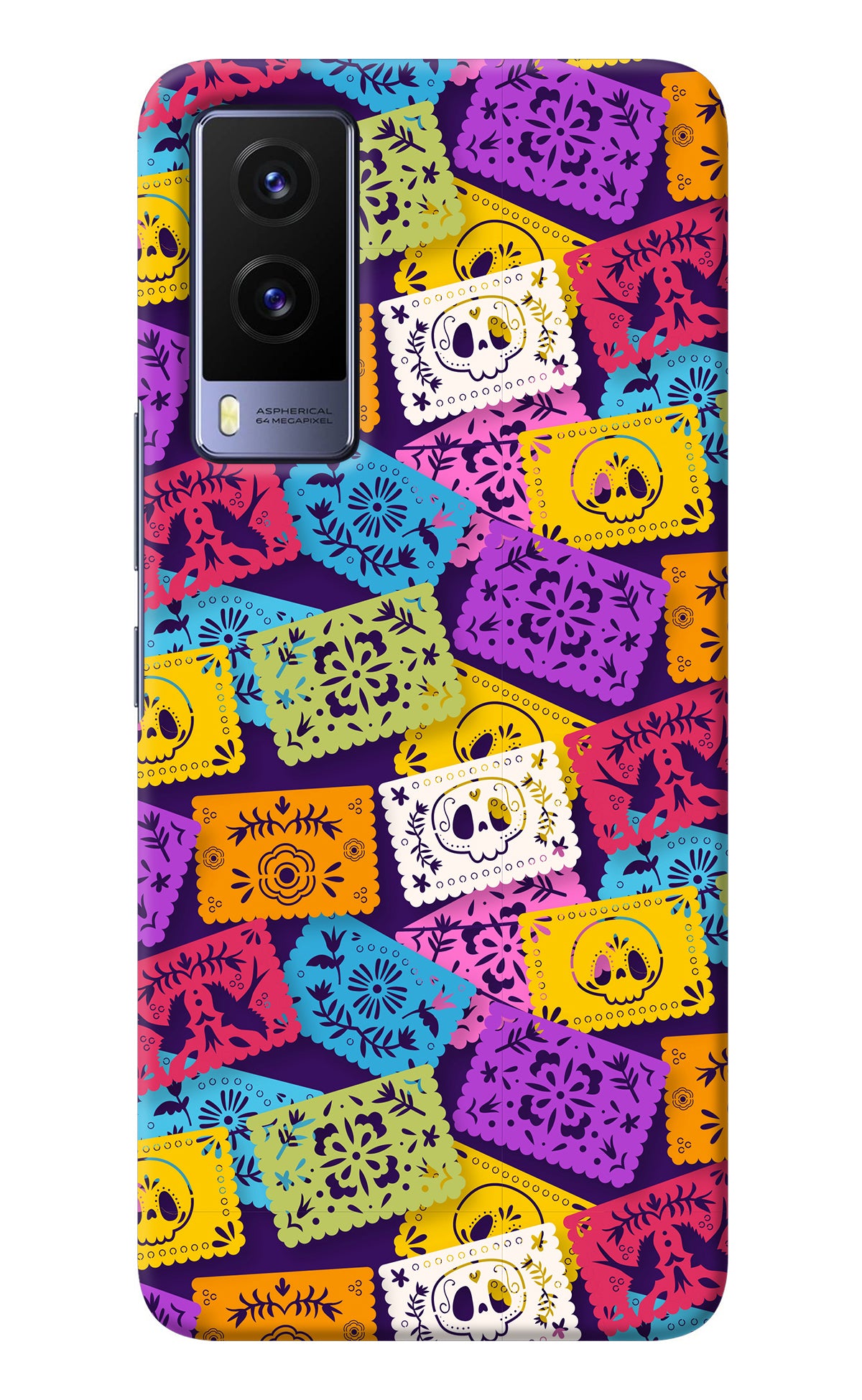 Mexican Pattern Vivo V21E 5G Back Cover