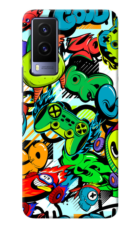 Game Doodle Vivo V21E 5G Back Cover