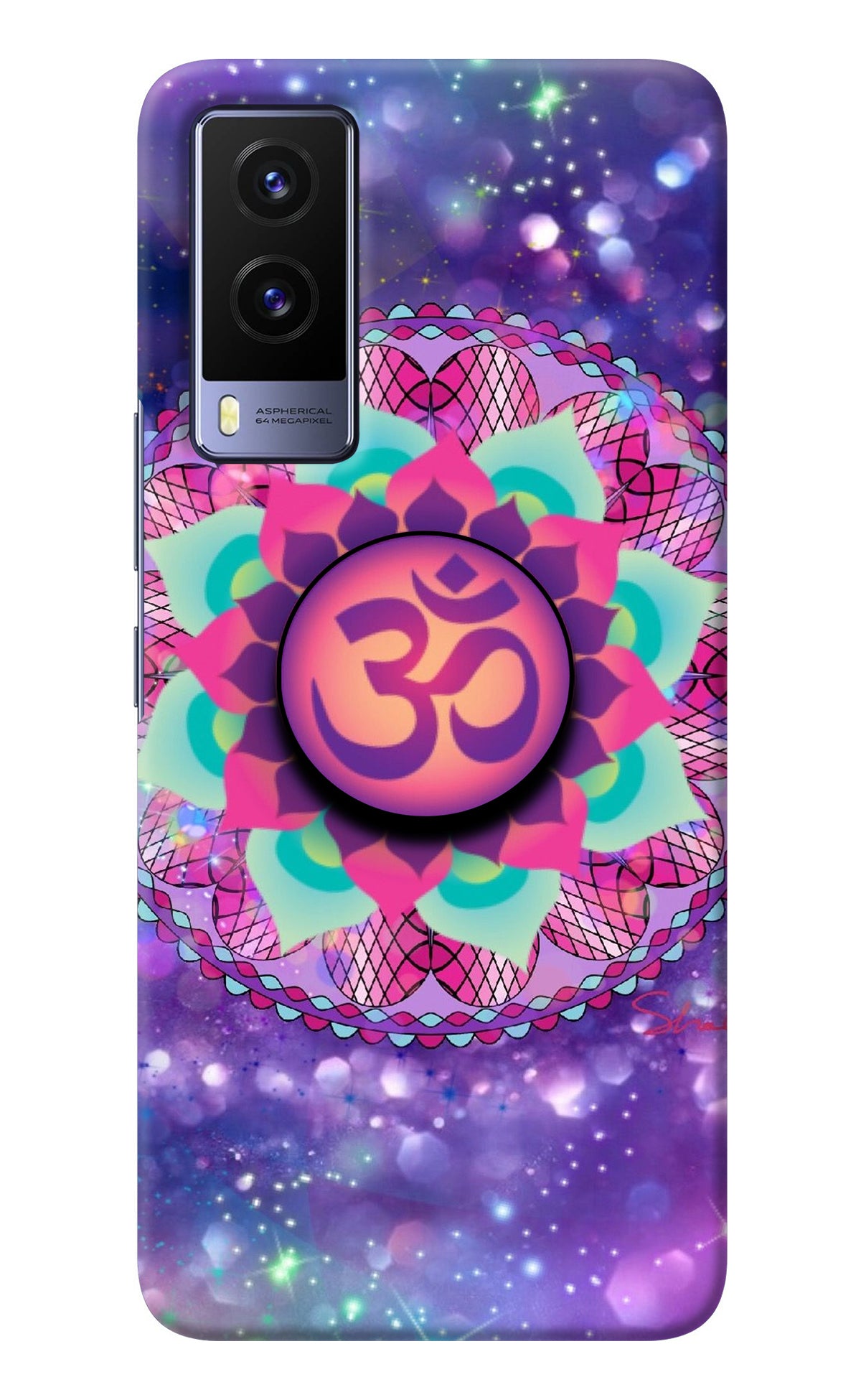 Om Purple Vivo V21E 5G Pop Case