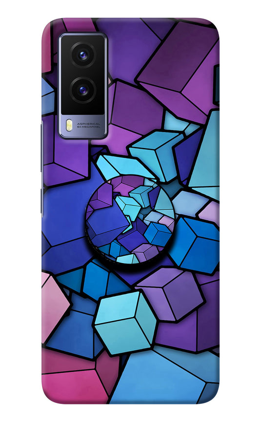 Cubic Abstract Vivo V21E 5G Pop Case