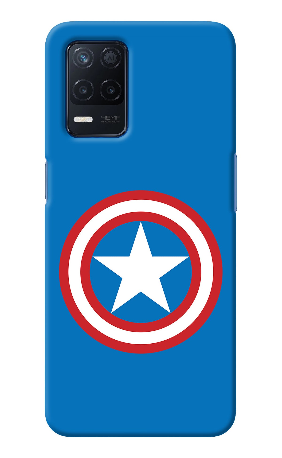 Captain America Logo Realme Narzo 30 5G Back Cover