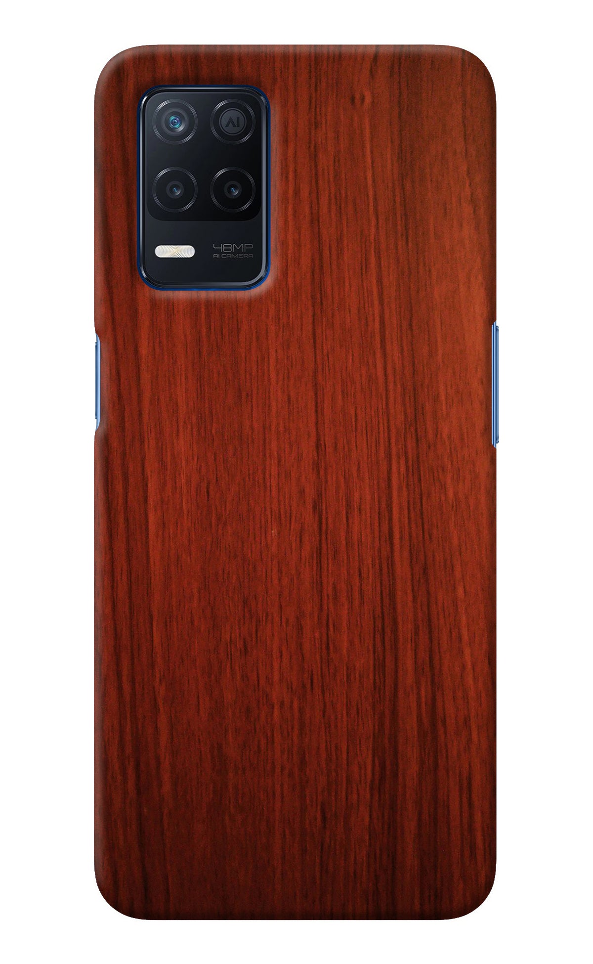 Wooden Plain Pattern Realme Narzo 30 5G Back Cover