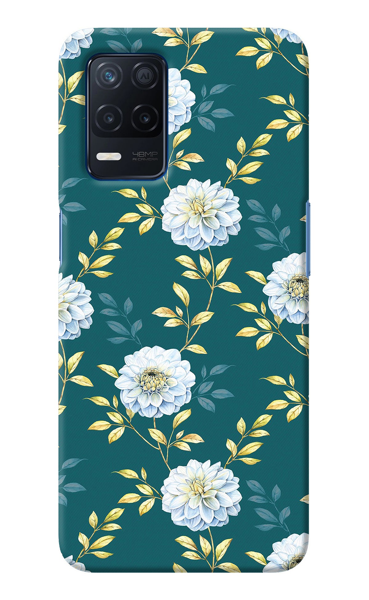 Flowers Realme Narzo 30 5G Back Cover