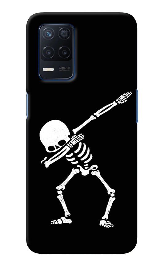 Dabbing Skeleton Art Realme Narzo 30 5G Back Cover