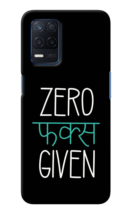 Zero Fucks Given Realme Narzo 30 5G Back Cover