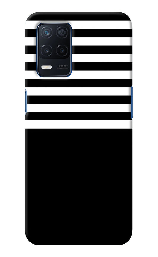 Black and White Print Realme Narzo 30 5G Back Cover