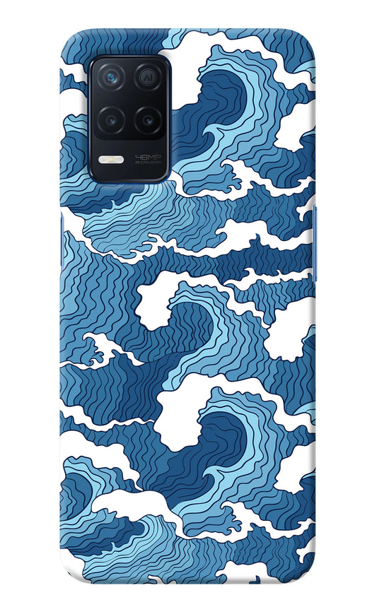 Blue Waves Realme Narzo 30 5G Back Cover