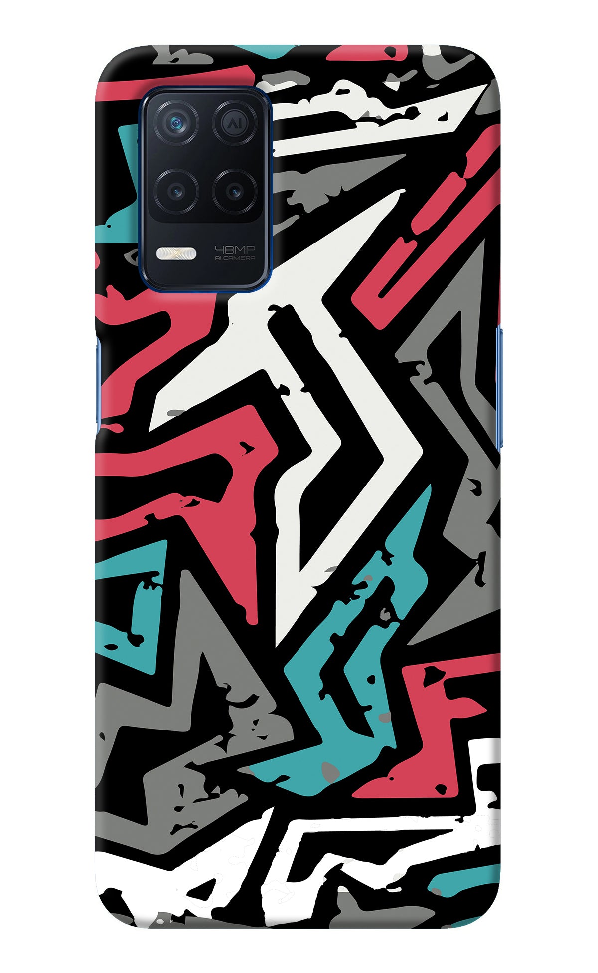 Geometric Graffiti Realme Narzo 30 5G Back Cover