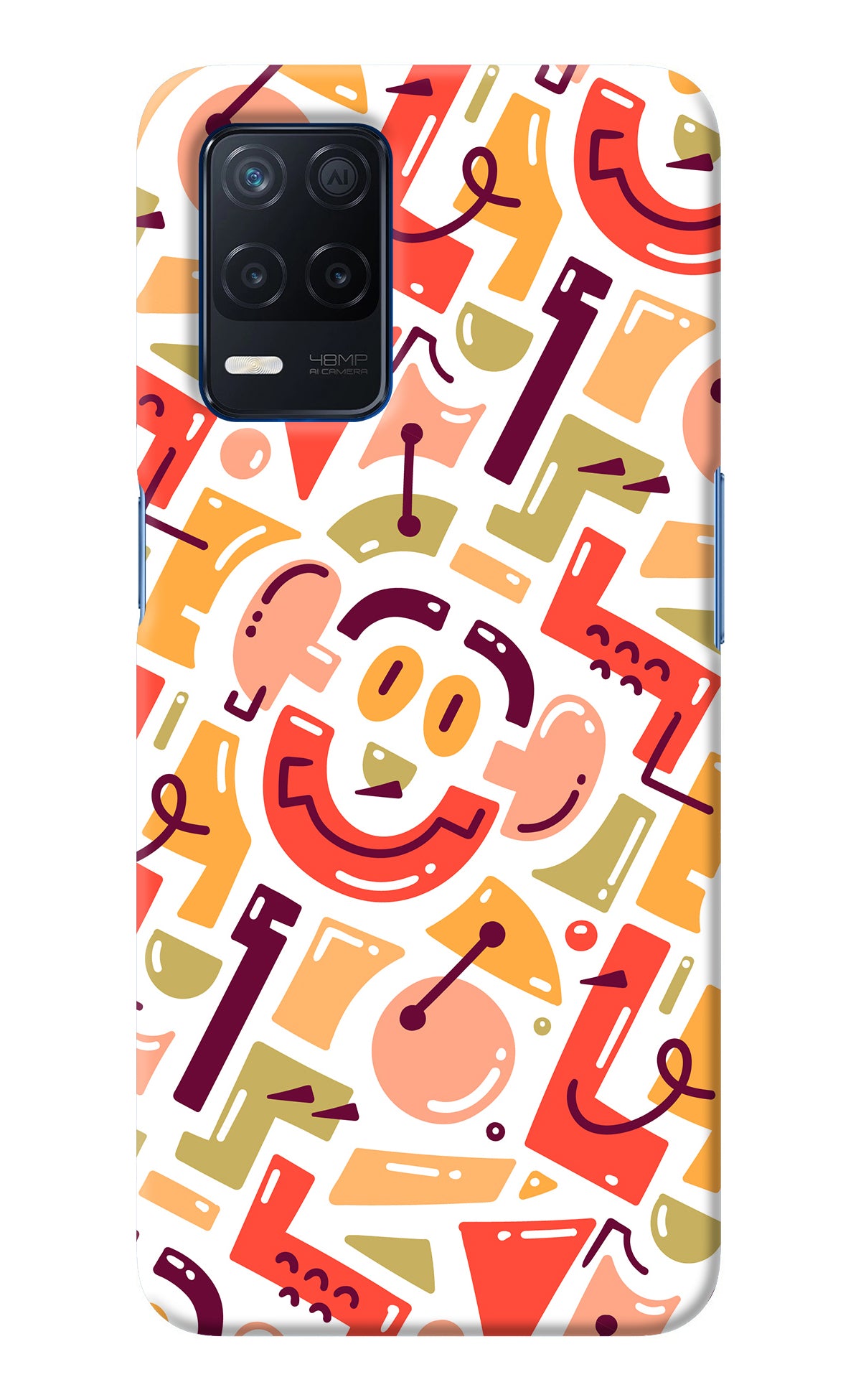 Doodle Pattern Realme Narzo 30 5G Back Cover