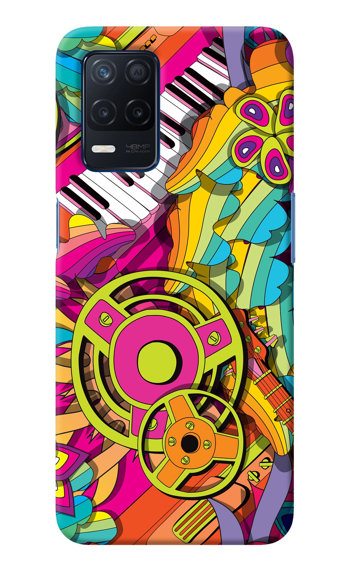 Music Doodle Realme Narzo 30 5G Back Cover