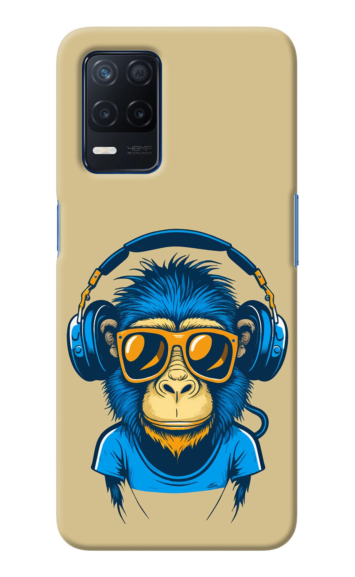 Monkey Headphone Realme Narzo 30 5G Back Cover