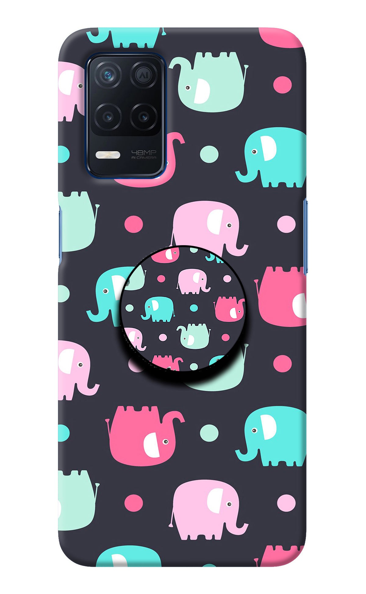 Baby Elephants Realme Narzo 30 5G Pop Case