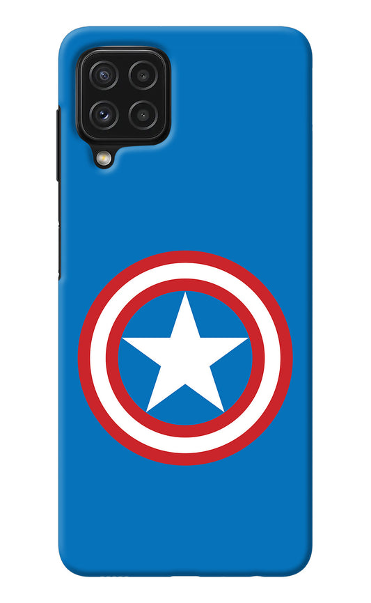 Captain America Logo Samsung M32 Back Cover