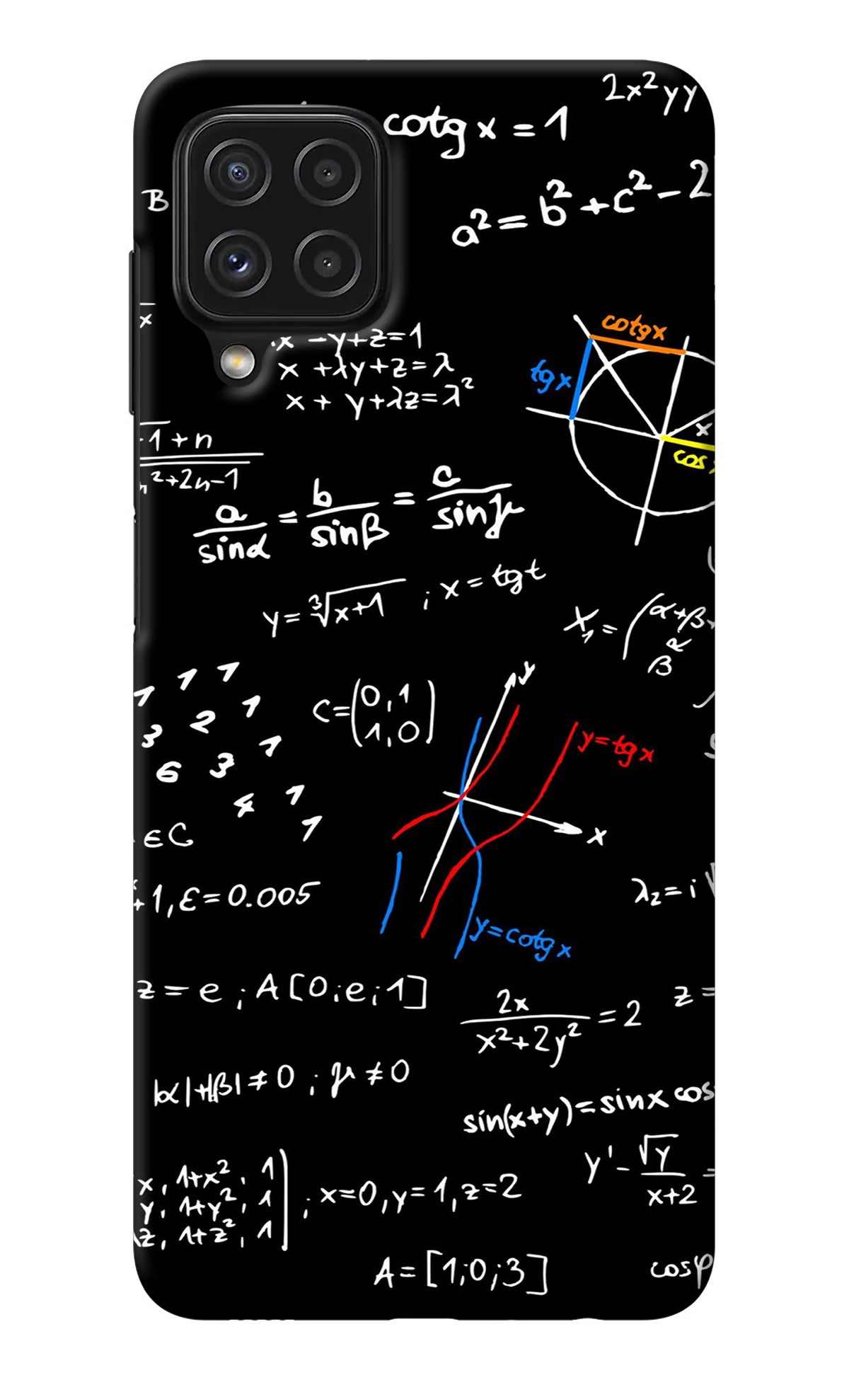 Mathematics Formula Samsung M32 Back Cover