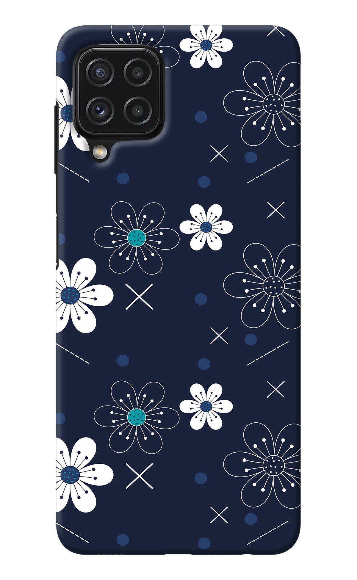 Flowers Samsung M32 Back Cover