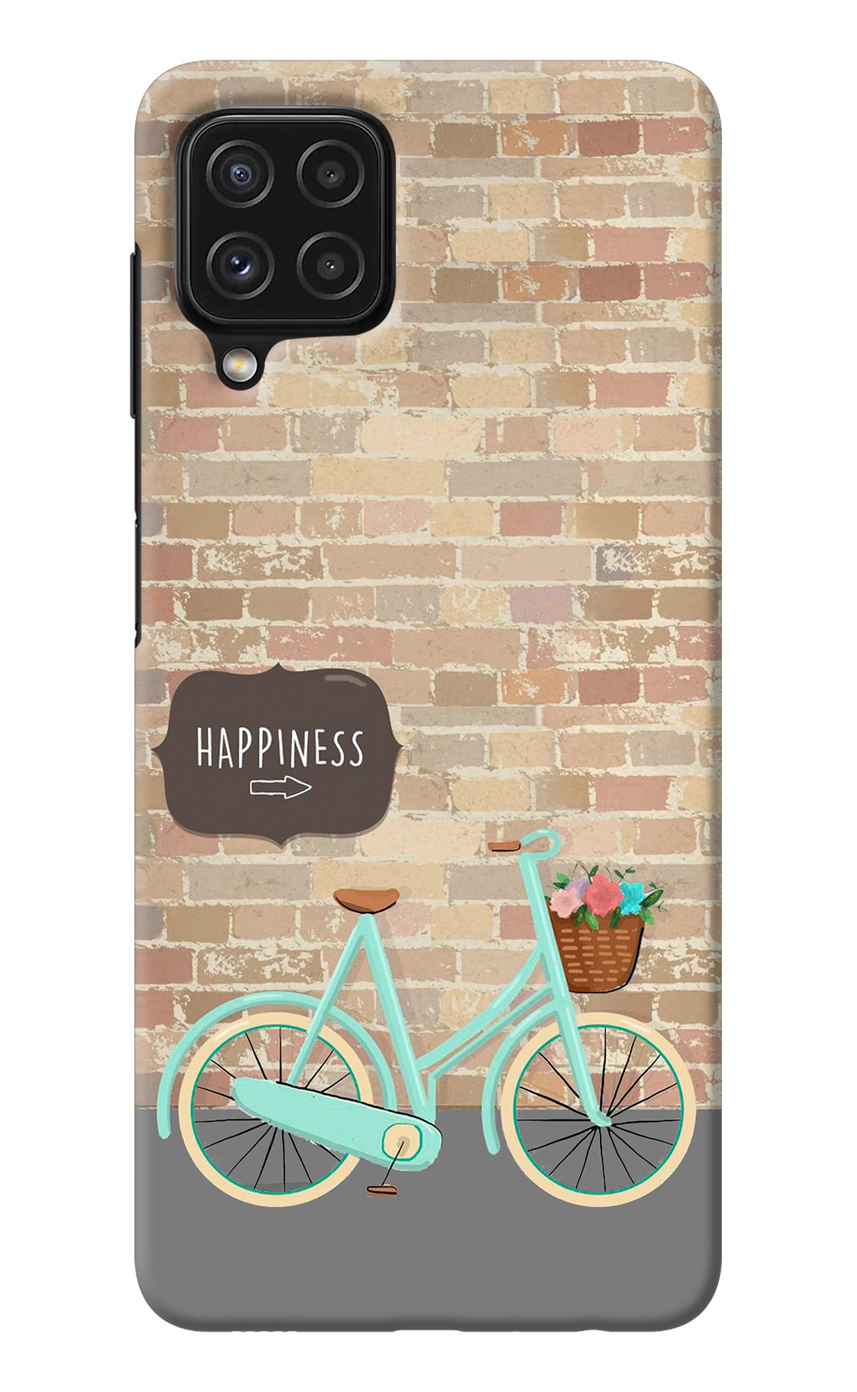 Happiness Artwork Samsung M32 Back Cover