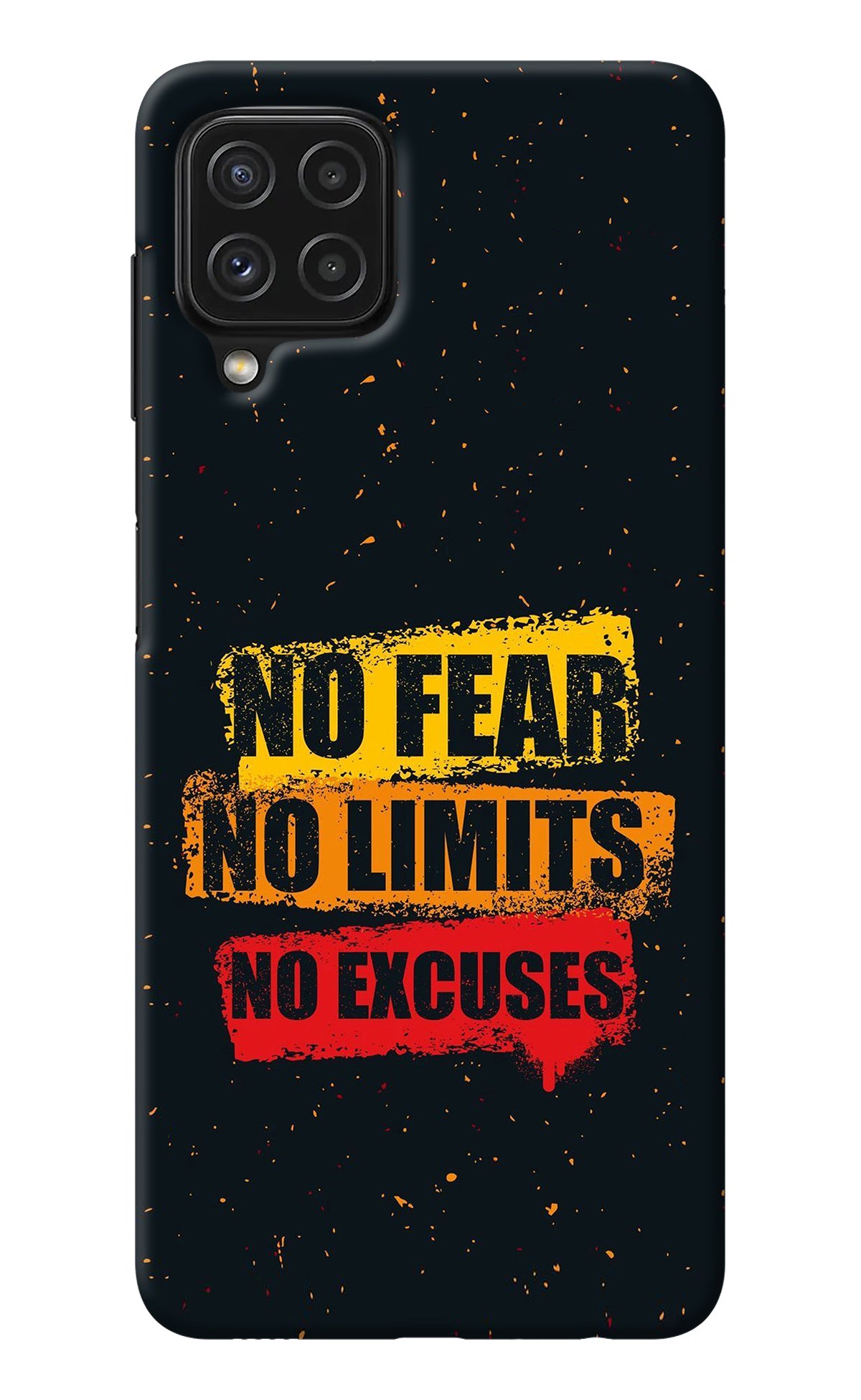 No Fear No Limits No Excuse Samsung M32 Back Cover