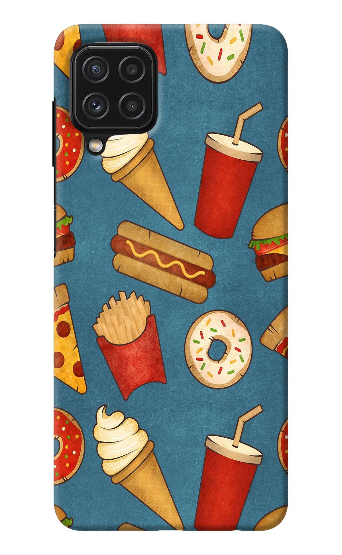 Foodie Samsung M32 Back Cover