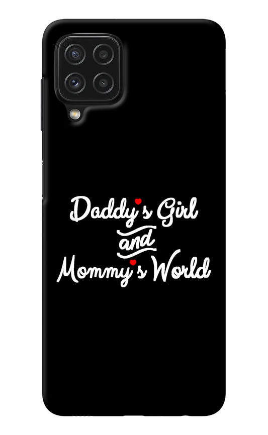 Daddy's Girl and Mommy's World Samsung M32 Back Cover