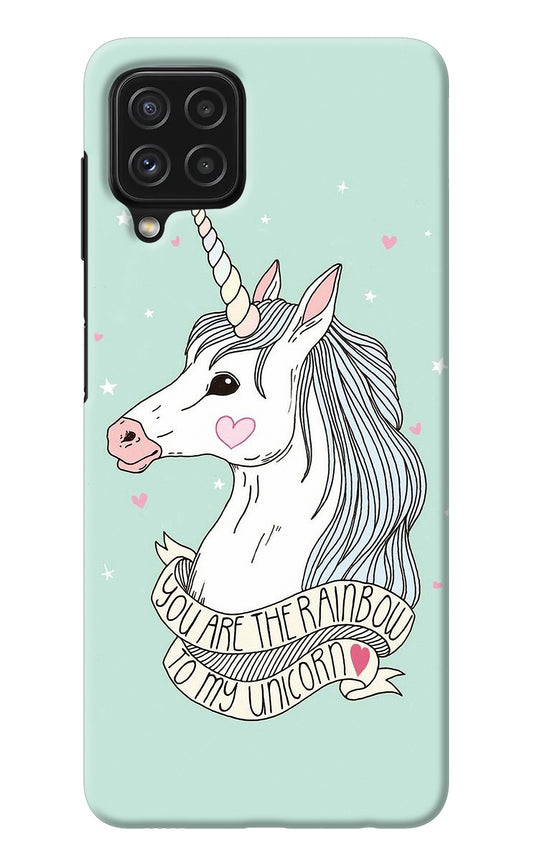 Unicorn Wallpaper Samsung M32 Back Cover