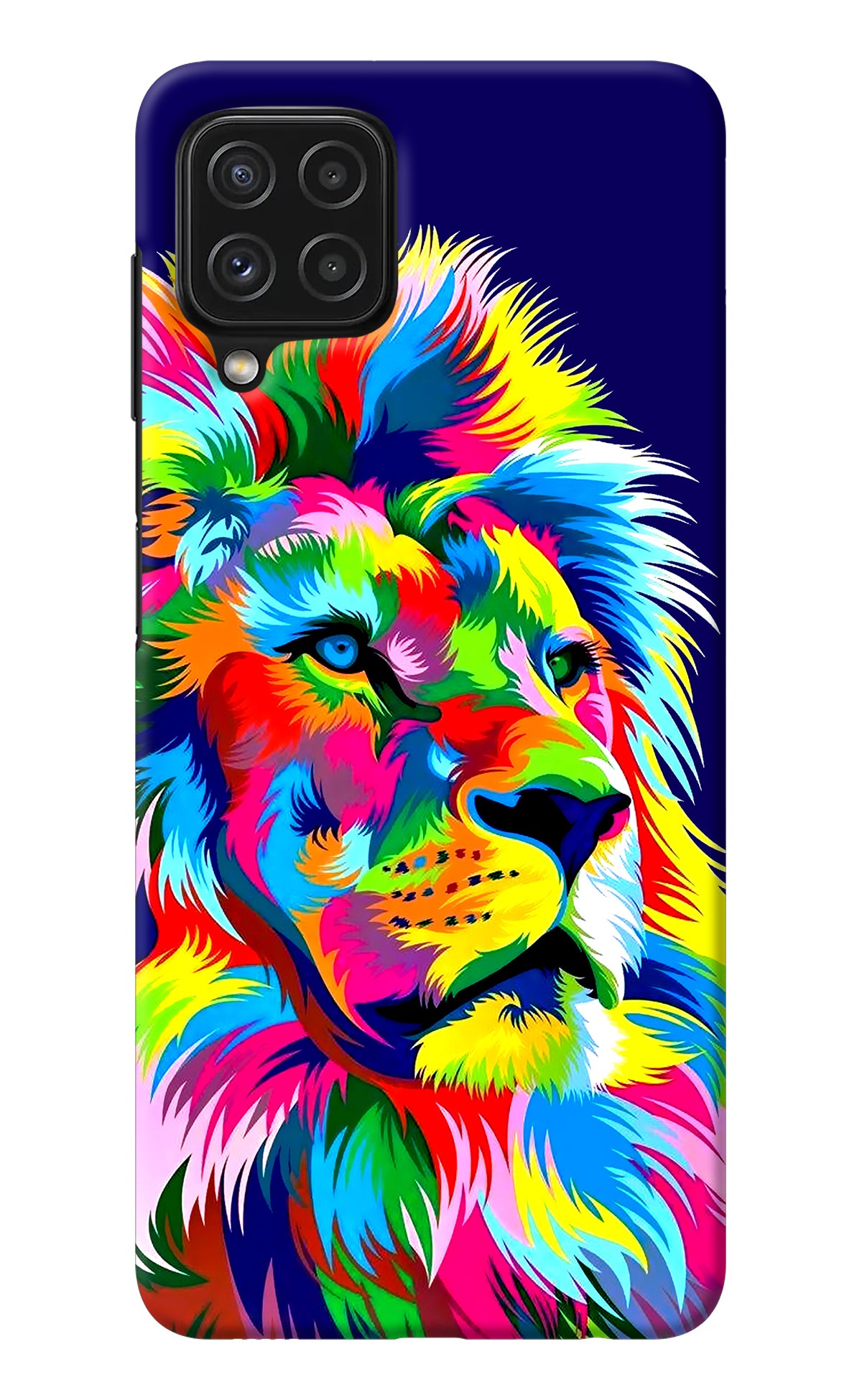 Vector Art Lion Samsung M32 Back Cover