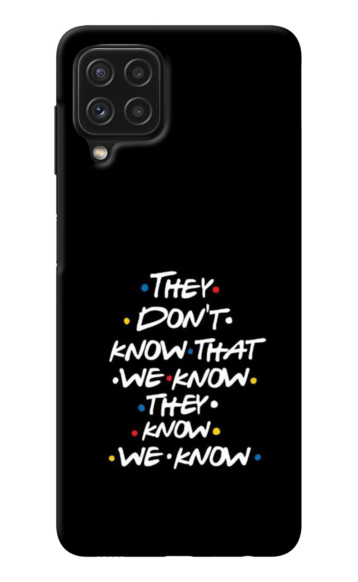 FRIENDS Dialogue Samsung M32 Back Cover