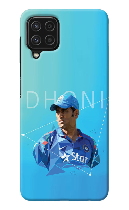 Dhoni Artwork Samsung M32 Back Cover