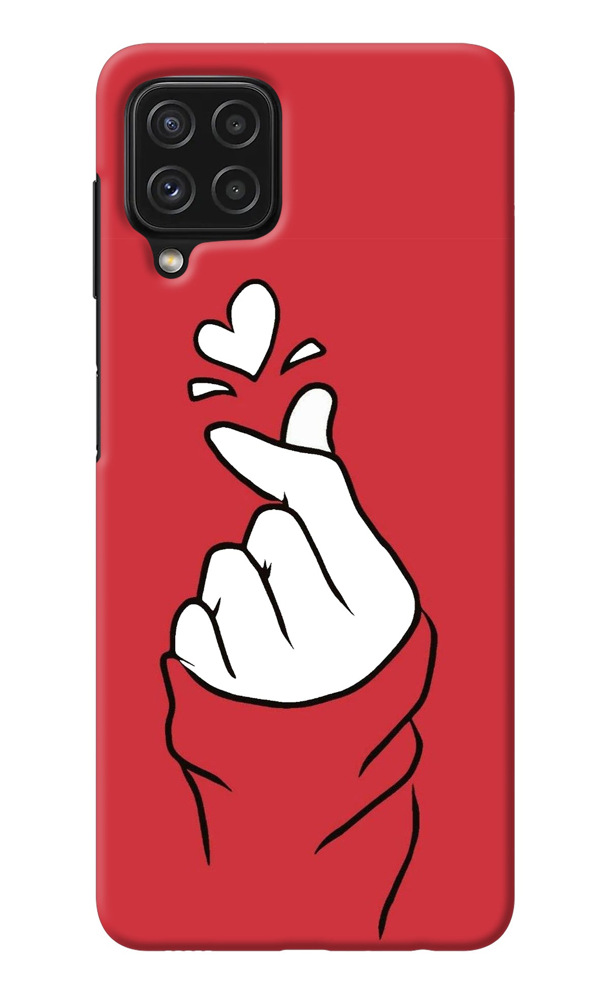 Korean Love Sign Samsung M32 Back Cover