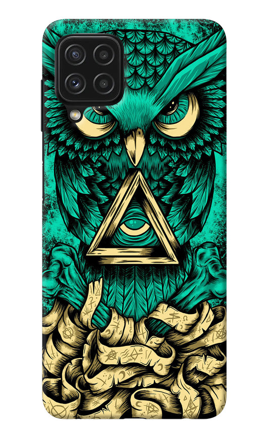 Green Owl Samsung M32 Back Cover