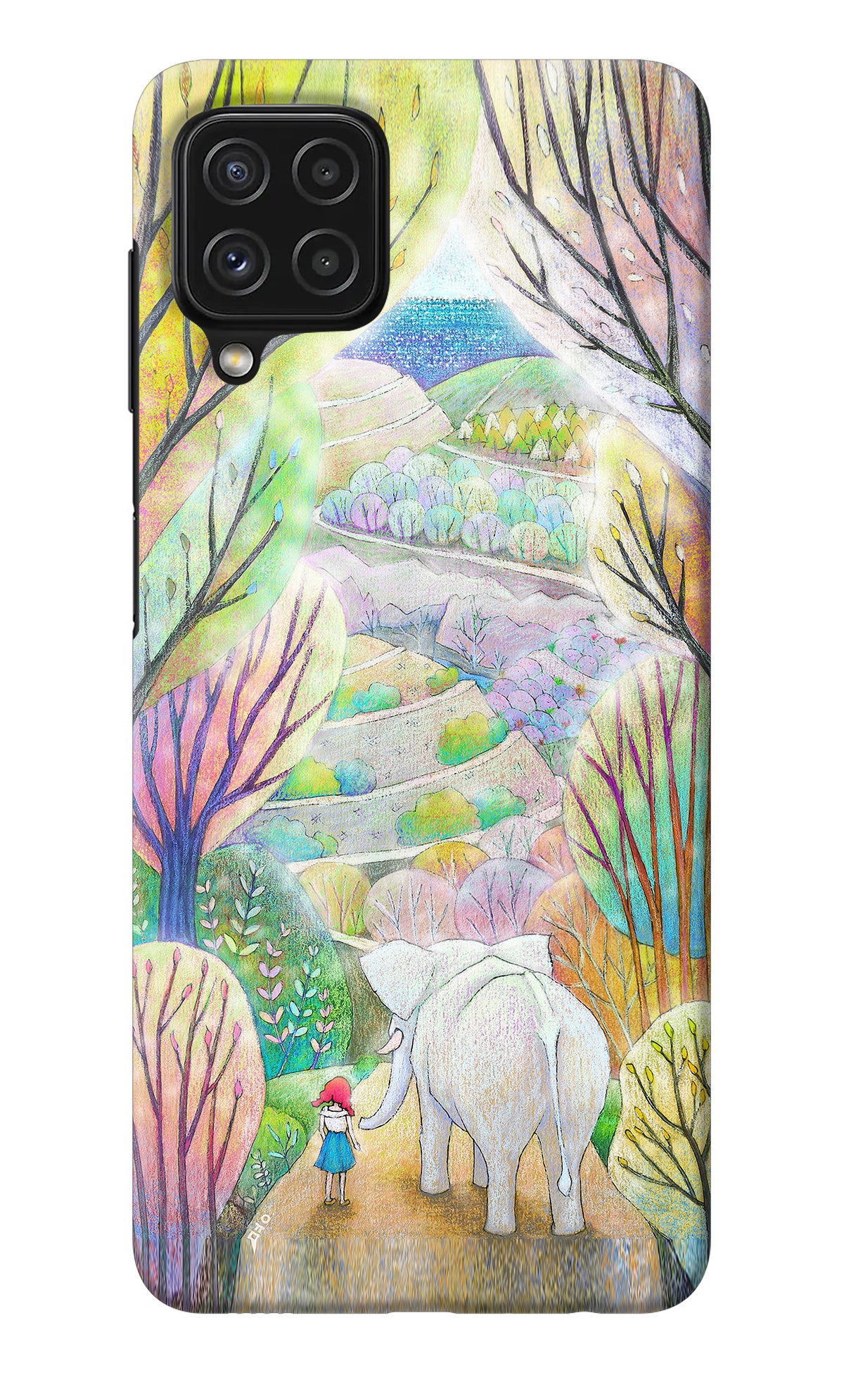 Nature Painting Samsung M32 Back Cover