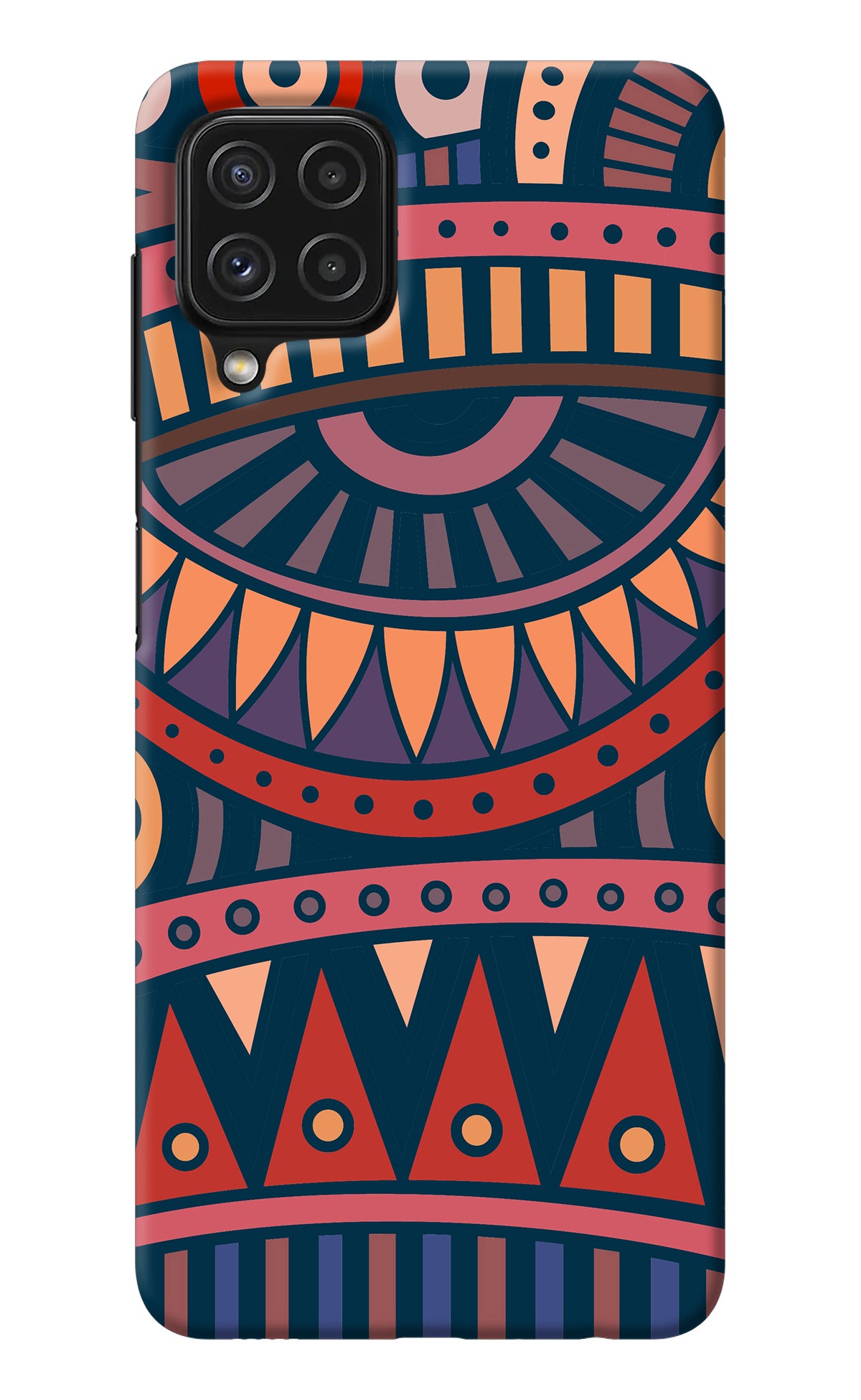 African Culture Design Samsung M32 Back Cover