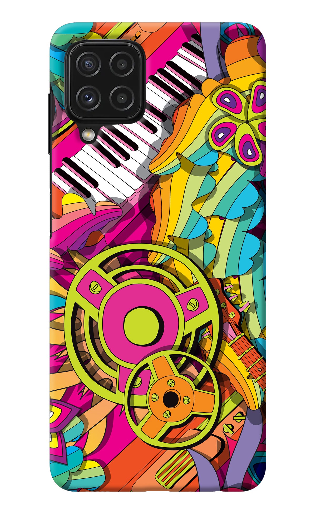 Music Doodle Samsung M32 Back Cover